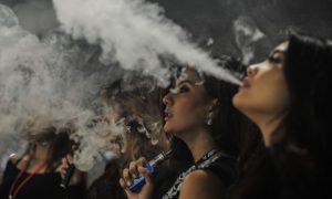 E-Cigarette Users View Smoke-Free Areas as Okay for Vaping